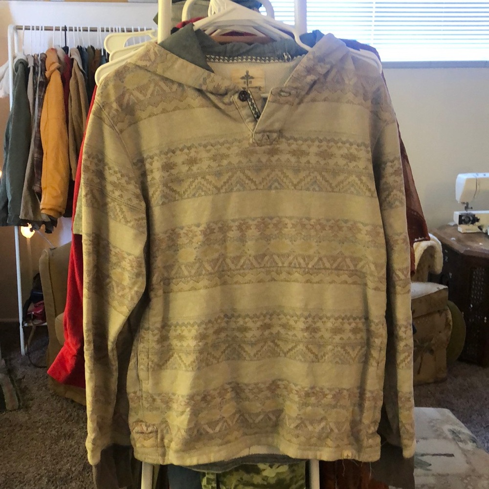 Aztec Print Hoodie/Sweatshirt